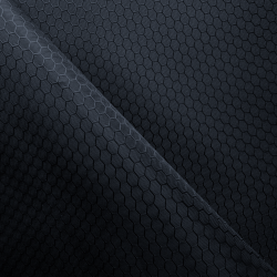 Ткань Оксфорд 300D PU Рип-Стоп СОТЫ, цвет Черный (на отрез)  в Кисловодске