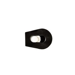 Зажим для шнура 4 мм KL цвет Чёрный + Белый (поштучно)  в Кисловодске