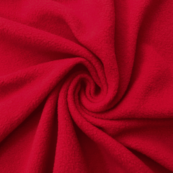 Флис Односторонний 130 гр/м2, цвет Красный (на отрез)  в Кисловодске