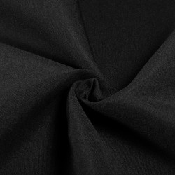 Ткань Грета Водоотталкивающая (80%пф, 20%хл) (Ширина 150см), цвет Черный (на отрез) в Кисловодске