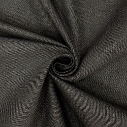 Ткань Рогожка (мебельная) (Ширина 140см), цвет Тёмно-Серый (на отрез) в Кисловодске