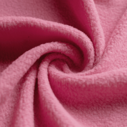 Флис Односторонний 130 гр/м2, цвет Розовый (на отрез)  в Кисловодске