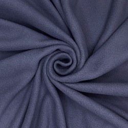 Ткань Флис Односторонний 130 гр/м2 (Ширина 150см), цвет Темно-серый (на отрез) в Кисловодске