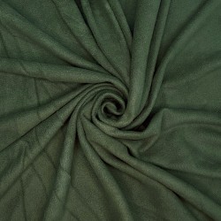 Ткань Флис Односторонний 130 гр/м2 (Ширина 150см), цвет Темный хаки (на отрез) в Кисловодске