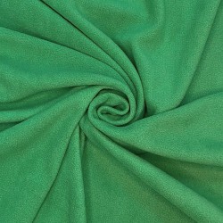 Ткань Флис Односторонний 130 гр/м2 (Ширина 150см), цвет Зелёный (на отрез) в Кисловодске