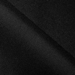 Ткань Oxford 600D ПВХ (Ширина 1,48м), цвет Черный (на отрез) в Кисловодске