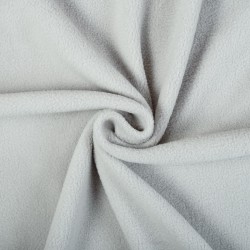 Ткань Флис Односторонний 180 гр/м2 (Ширина 150см), цвет Светло-Серый (на отрез) в Кисловодске