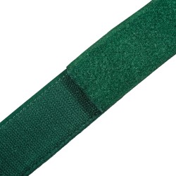 Контактная лента 40мм (38мм) цвет Зелёный (велькро-липучка, на отрез) в Кисловодске