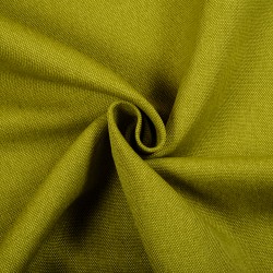 Ткань Рогожка (мебельная), цвет Зелёный (на отрез)  в Кисловодске