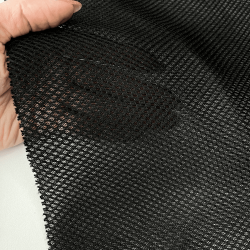 Сетка 3D трехслойная Air mesh 165 гр/м2, цвет Черный (на отрез)  в Кисловодске