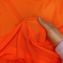 Трикотажная Сетка 75 г/м2, цвет Оранжевый (на отрез)  в Кисловодске